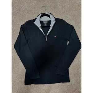Ralph Lauren Polo Jeans Company Quarter Zip Pullover American Flag Logo Large